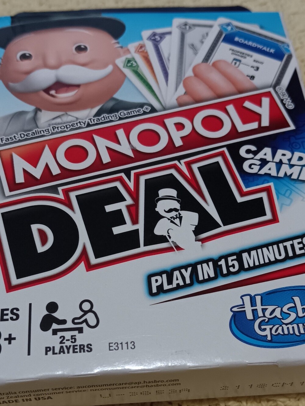 Hasbro Monopoly Deal Card Game